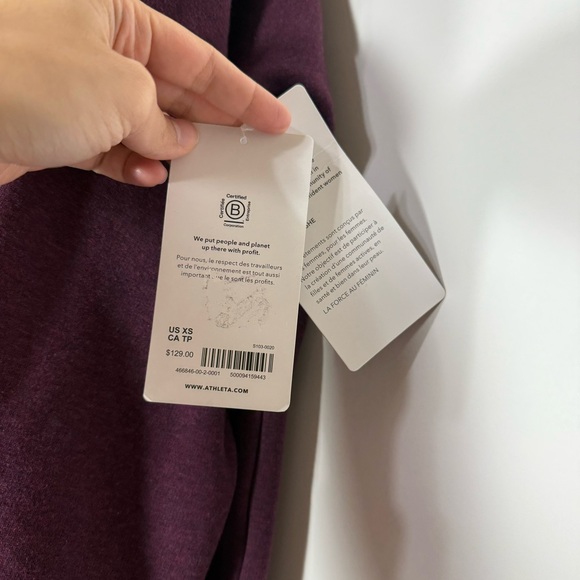 NWT Athleta Women’s Cozy Karma Funnel Neck Oversized Sweatshirt Size XS - Picture 11 of 16